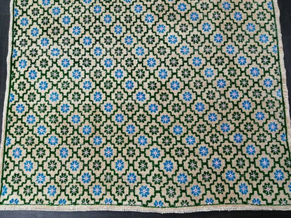 Vintage Floral Rug, VINTAGE 5.4 x 9.6 Rug Oriental Rug, Wool Oushak Rugs, Hand Made Rug, Persian Rug, Vintage Turkish Rug, Farmhouse Rug