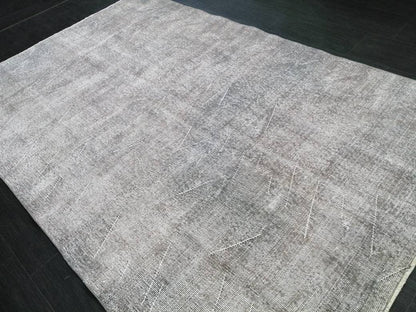 4.9 x 7.6 Variegated Rug, Hand Made Rug, Oushak Rug, Distressed Rug, Simple And Elegant Oriental Rug , Turkish Rug,Vintage Farmhouse Rug