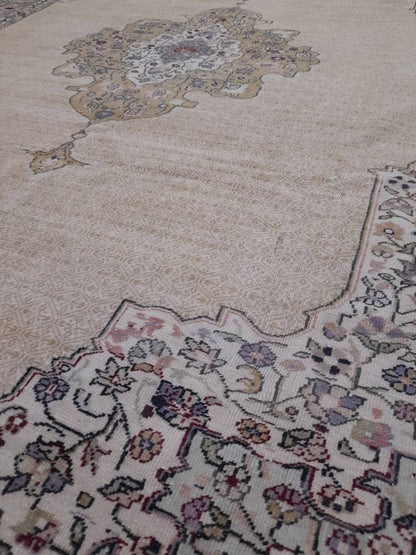 Persian RUG 6.4 x 9.2 Handmade Rug Vintage Oriental Rug Antique Persian Hand Made Rug Fine Knotted Turkish Rug Quality Rug