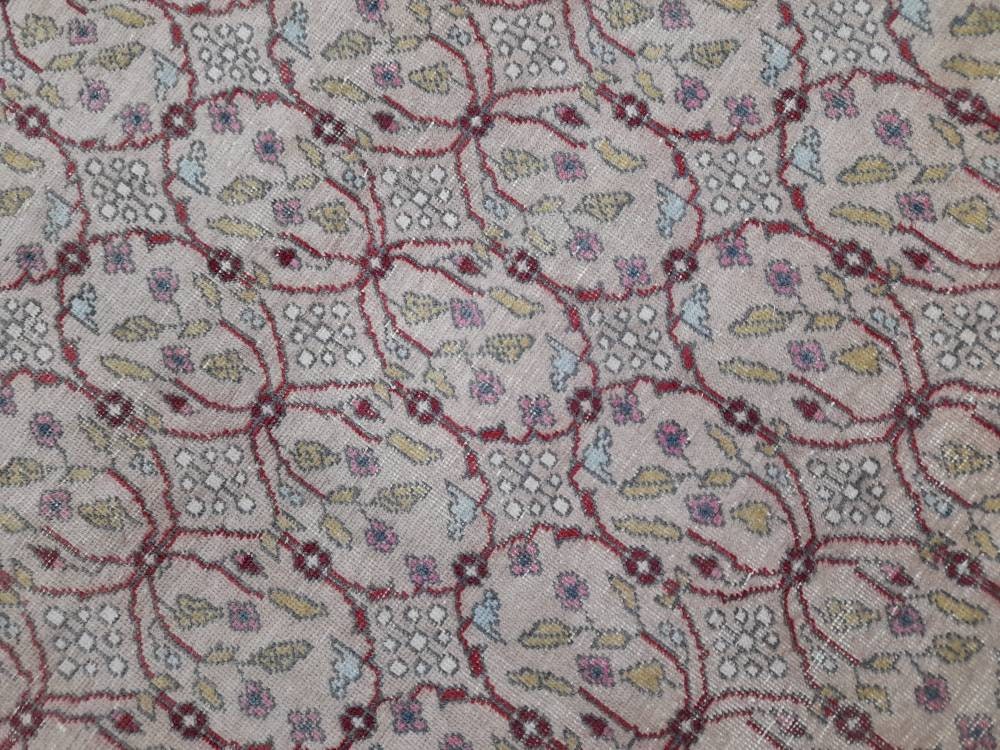 Hand Made Vintage Rug, Rustic Rug 5 x 8.7 Vintage Turkish Rug, Farmhouse Rug, Vintage Oriental Rug, Wool Hand Knotted rug Oushak rug