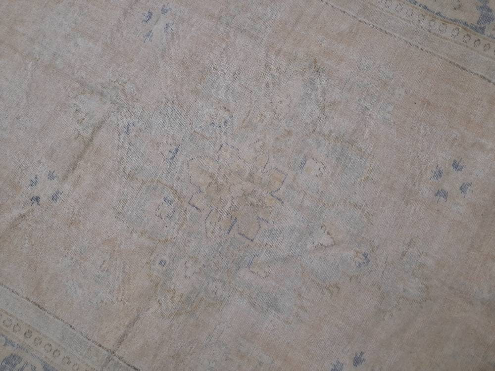 Muted Vintage Turkish Rug 6x10 Muted Vintage Persian Rug Muted Vintage Rug Distressed  Muted Oushak Rug Hand Made Rugs Vintage Turkish Rug