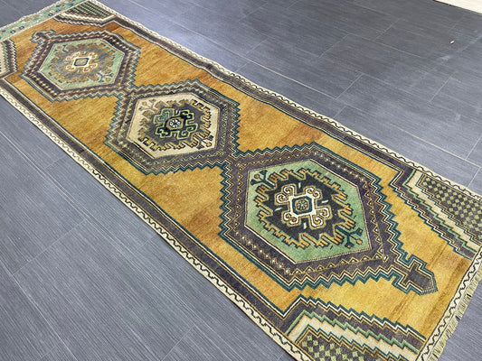 Handmade Oushak Runner 2.5 x 7.6 Rug Turkish Runner Rug Vintage Rug Runner Hallway Runner Rug Kitchen Runner Rug Handmade Wool Runner