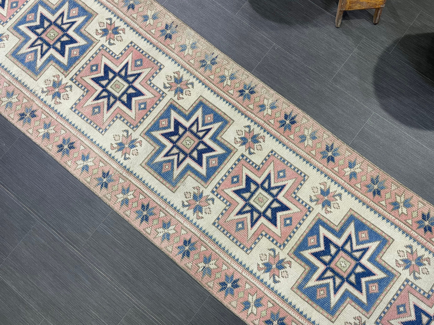 Vintage Persian Runner Rug 2.5 x 10.4 Antique Runner Rug Handmade Runner Staircase Runner Distressed Runner Wool Runner Rug Oriental Runner