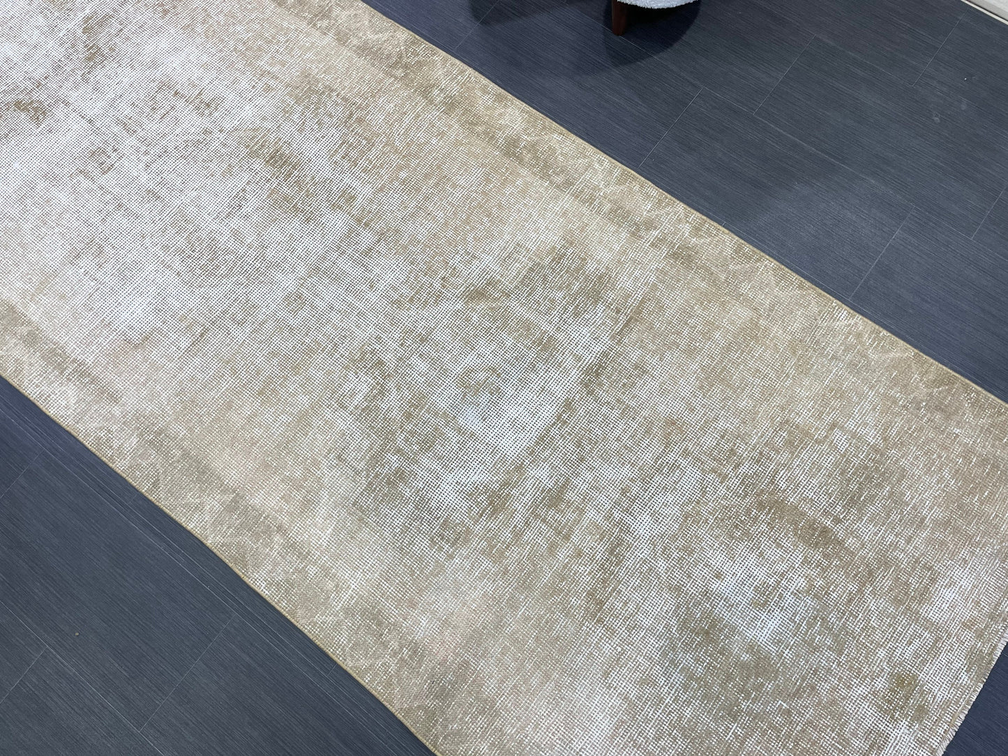 Distressed Vintage Runner Rug 3.6 x 11.5 ft Turkish Runner Rug Vintage Runner Rug Hallway Runner Rug Kitchen Runner Rug Wool Pile Runner Rug