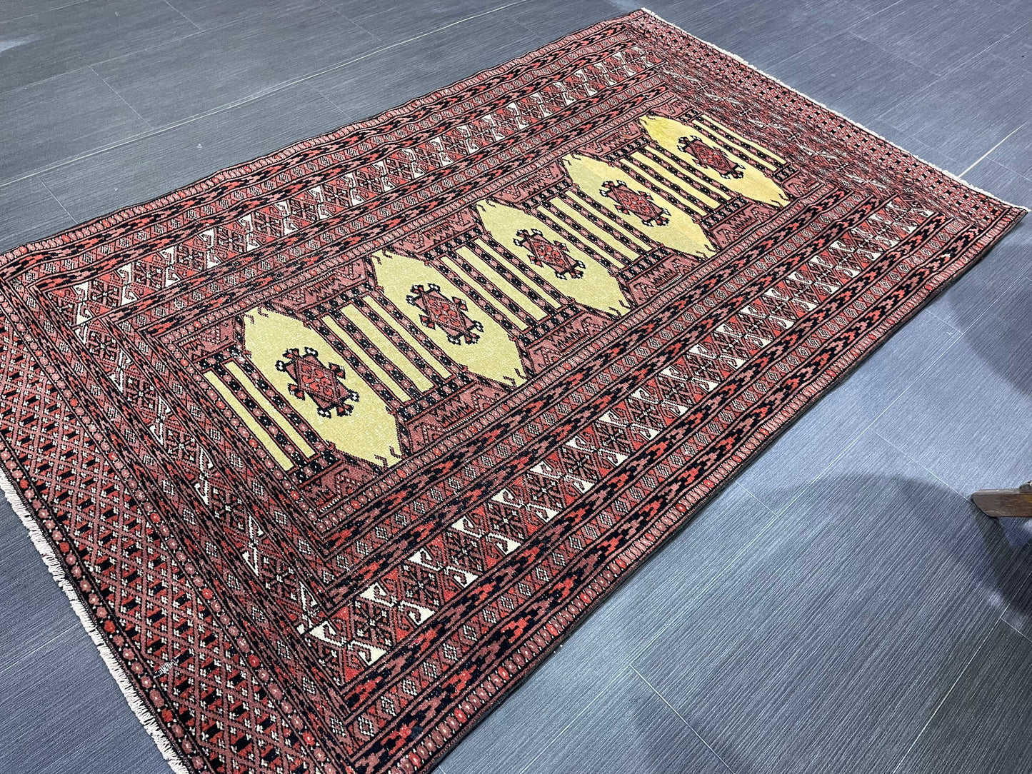 Turkish Rug, Vintage 3x5 Rug, Persian Rug, Oriental Rug, Hallway Rug, Kitchen Rug, Wool Rug Wool Rug Entryway Navy Rug