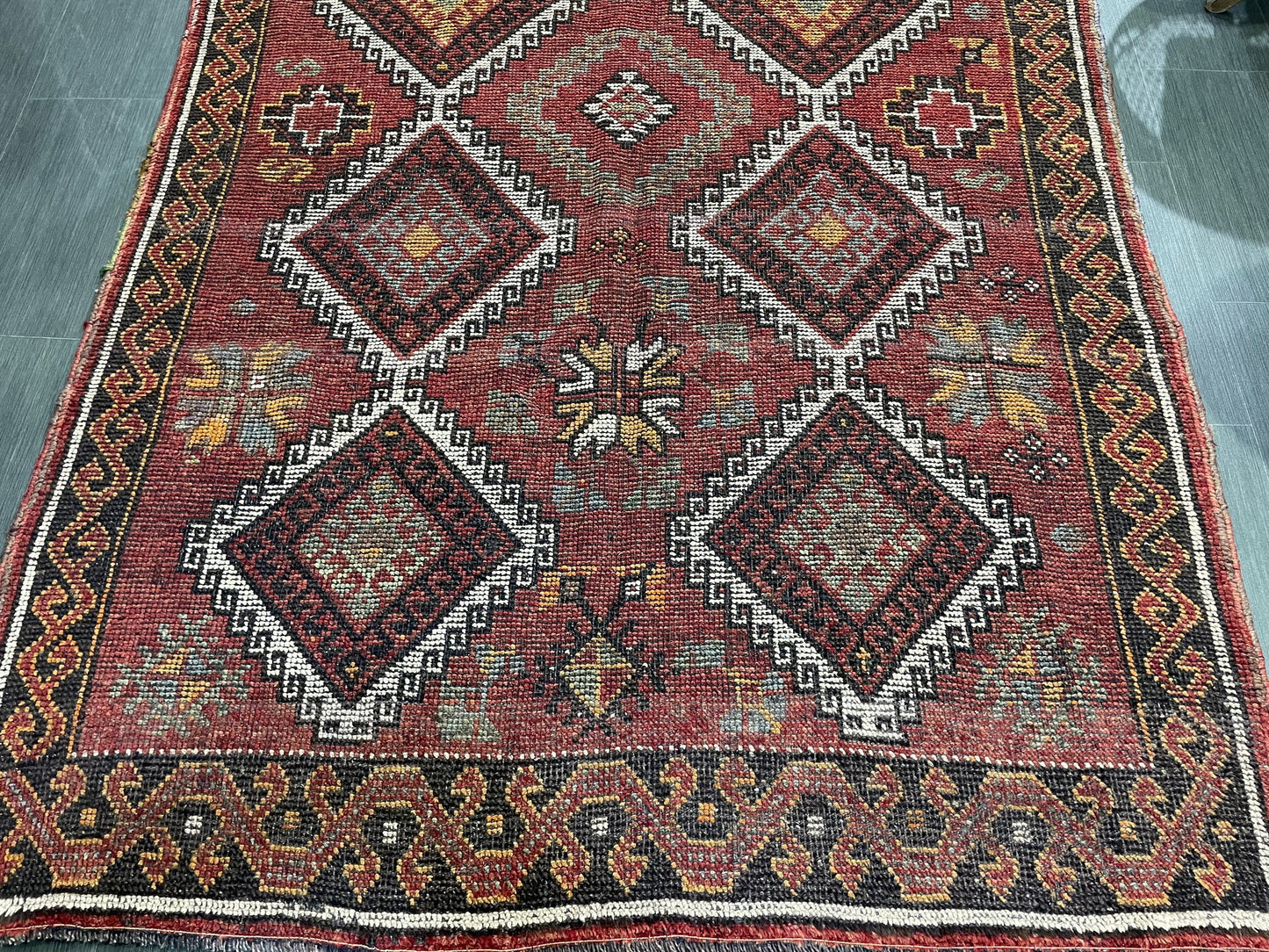 Handmade Rug, Oushak 5.3 x 10.9 Rug, Rustic Rug, Turkish Rug, Farmhouse Rug, Vintage Rug, Wool rug Hand Knotted Rug