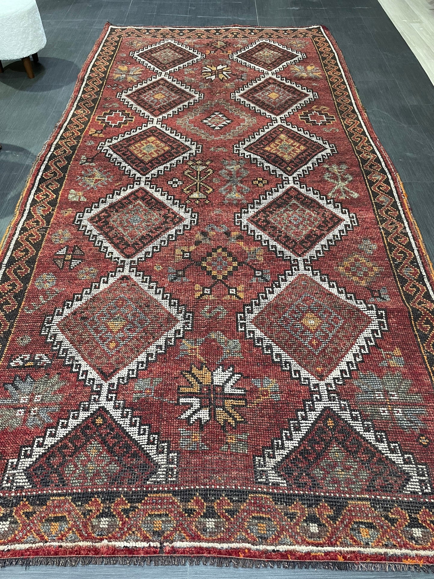 Handmade Rug, Oushak 5.3 x 10.9 Rug, Rustic Rug, Turkish Rug, Farmhouse Rug, Vintage Rug, Wool rug Hand Knotted Rug