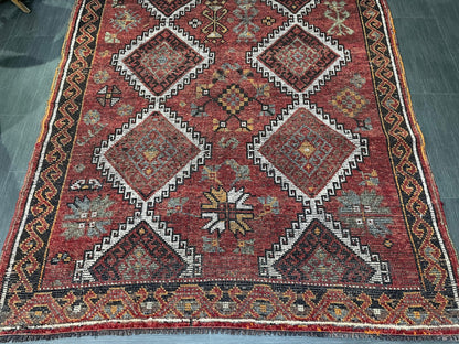 Handmade Rug, Oushak 5.3 x 10.9 Rug, Rustic Rug, Turkish Rug, Farmhouse Rug, Vintage Rug, Wool rug Hand Knotted Rug