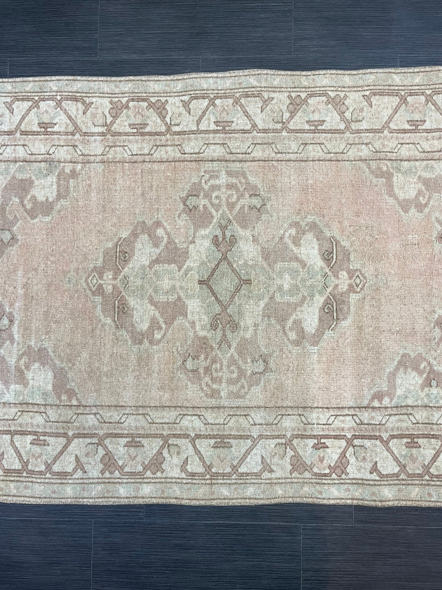 Handmade Rug, Oushak 3.6 x 5.6 Rug, Rustic Rug, Rug Runner, Turkish Rug, Farmhouse Rug, Vintage Rug, Wool rug