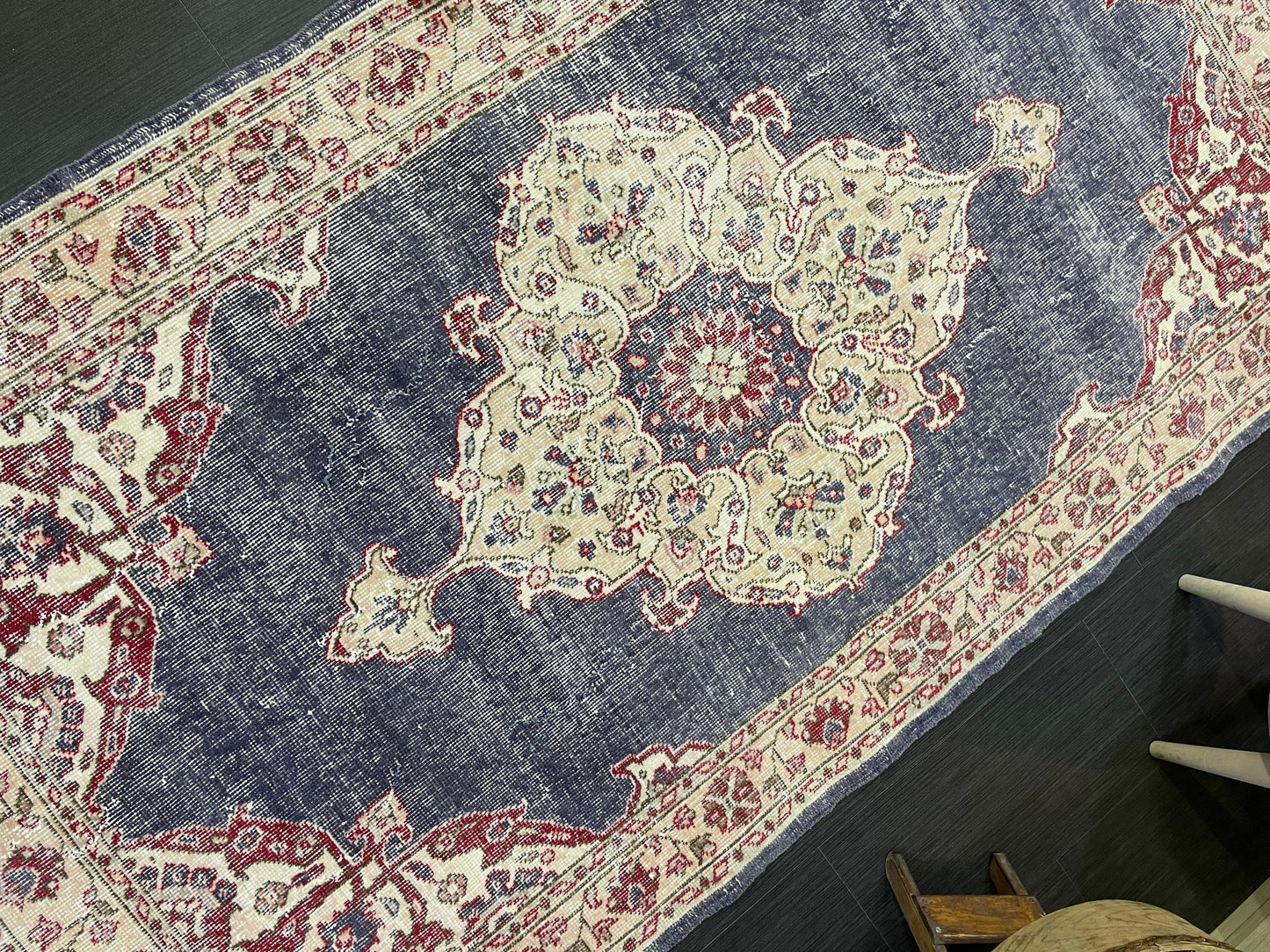 Persian Rug, Turkish Rug, Antique 4x7 Rug, Neutral Rug, Oushak Rug, Hand knotted Rug, Distressed Rug, Vintage Rug, Handmade Rug, woven rug.