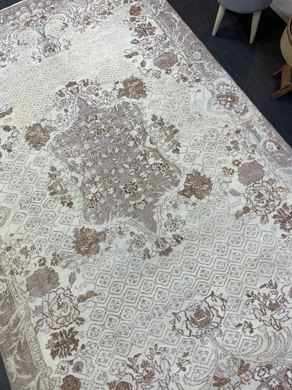 Turkish Rug, Antique Rug, Neutral 5.10 x 9.4 Rug, Persian RUG, Oushak Rug, Hand knotted Rug, Distressed Rug, Vintage Rug, Handmade Rug,