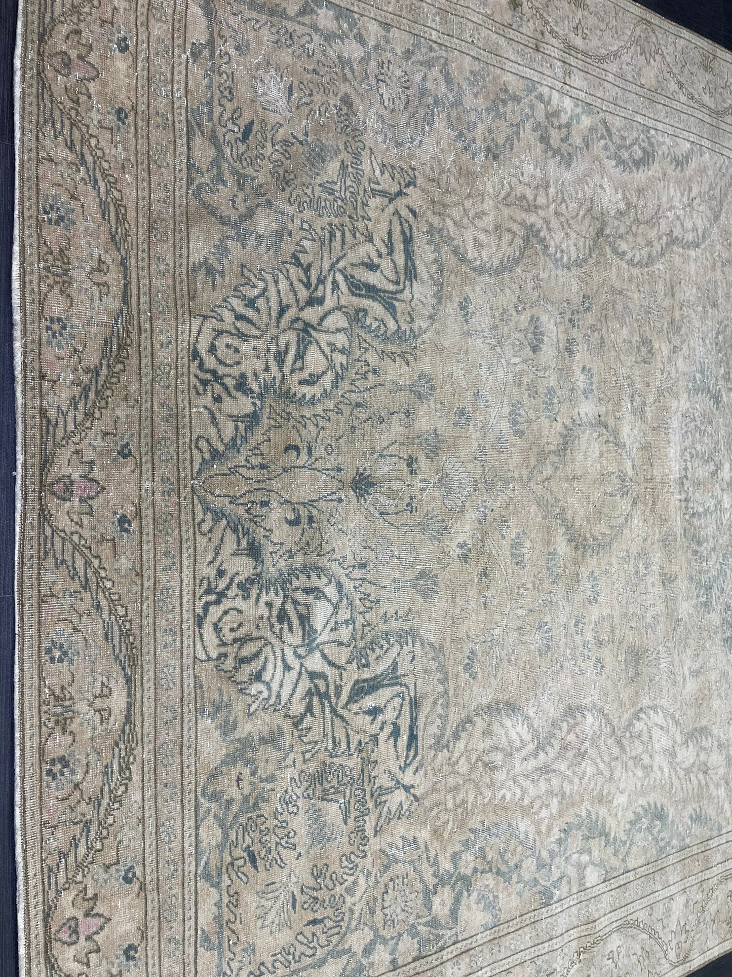 Muted Persian Rugs, 6 x 9.4 Vintage Rug, Oushak Rug, Rustic Rug, Fine Hand Knotted Rug, Farmhouse Rug, Wool Handmade Rug