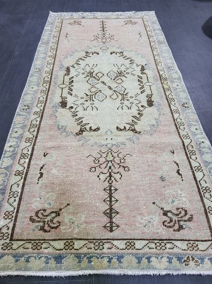 Oushak Rug, Rustic 2.10 x 5.10 Rug, Persian Rug, HandmadeRug, Turkish Rug, Farmhouse Rug, Vintage Rug, Wool rug,  vintage rug