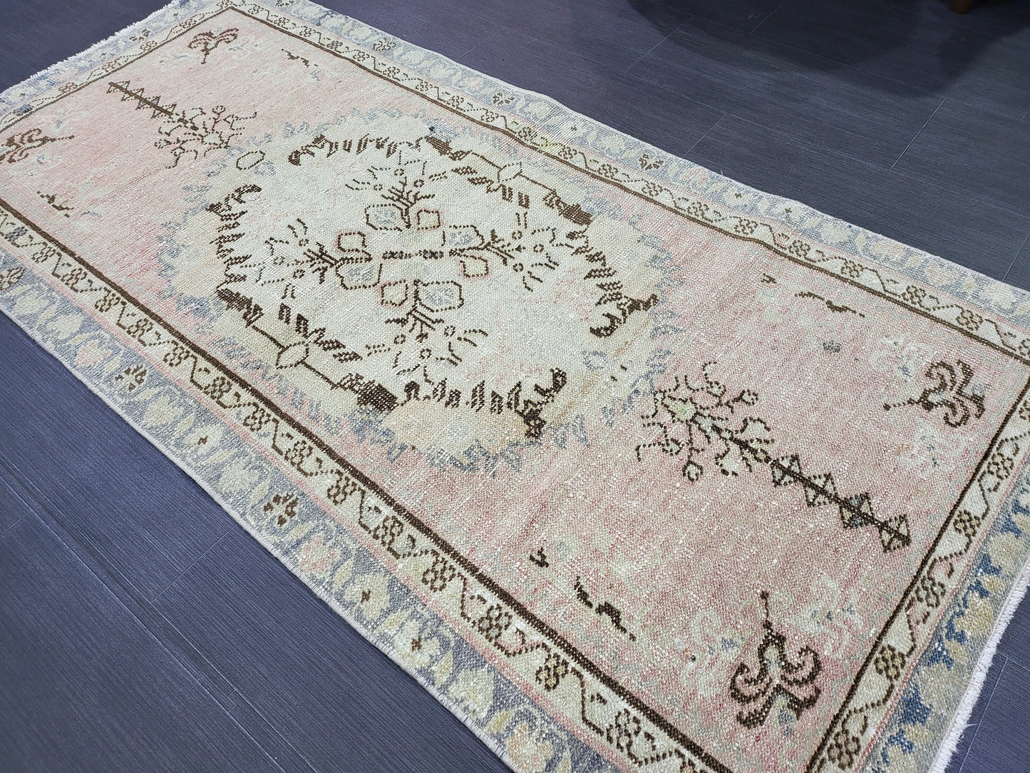 Oushak Rug, Rustic 2.10 x 5.10 Rug, Persian Rug, HandmadeRug, Turkish Rug, Farmhouse Rug, Vintage Rug, Wool rug,  vintage rug