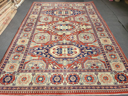 Large OUSHAK RUG, TURKISH 6.5 x 9.3 Oushak Rug, Vintage Rug Low Wool Pile Persian Rug Handmade Rug living room Rug loom rug wholesale rugs
