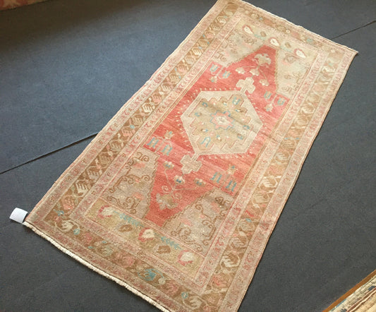 3.5 x 7 feet wide bedroom rug, kitchen area rug, turkish rug