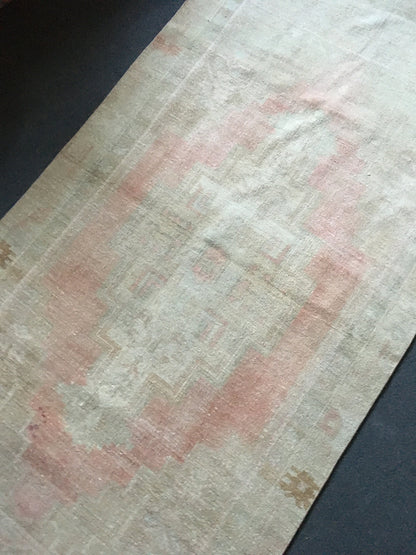4x8 feet turkish anatolian kitchen rug, handmade vintage beige bedroom rug, living room rug ,bathroom rug