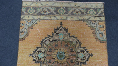 34 x 150 inches vintage turkish runner rug,hallway runner rug,