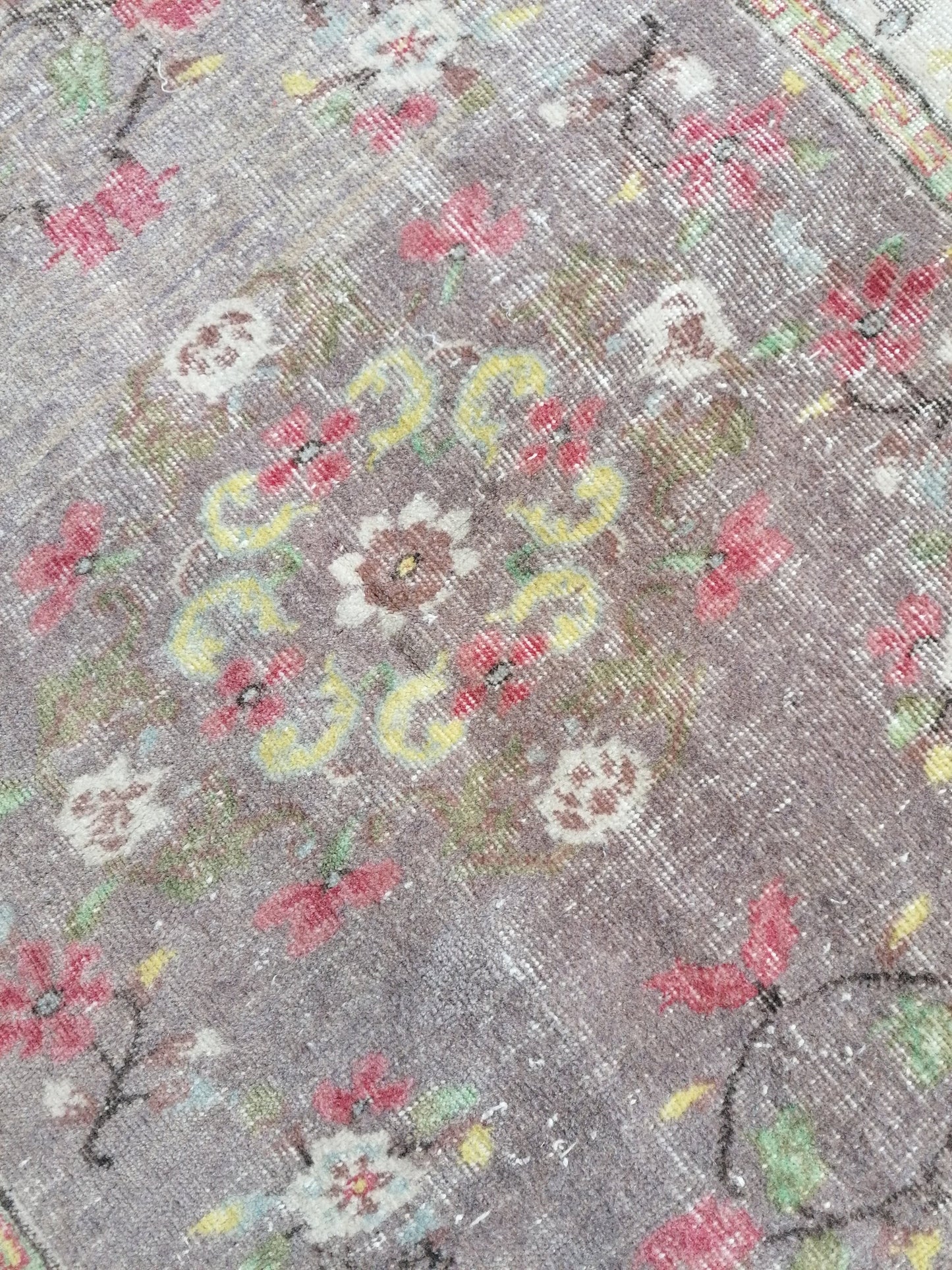 3.8 x 6 Turkish rug, vintage rug, vintage oushak rug,  vintage rug,