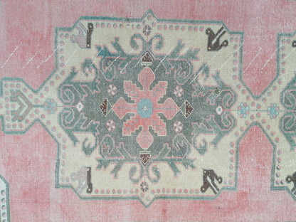 4.8 x 11.3 runner rug, turkish runner rug, vintage runner, kitchen runner, hallway runner rug ,oushak runner
