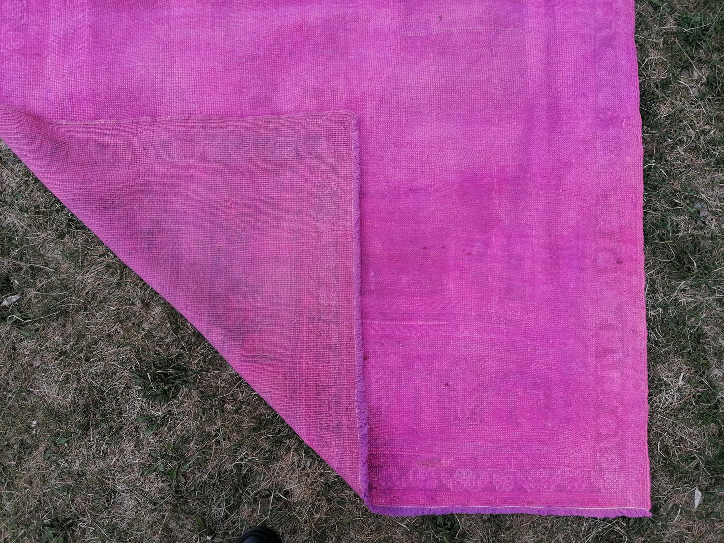 4 x 6.8 Turkish pink rug, anatolian vintage vintage oushak rug,