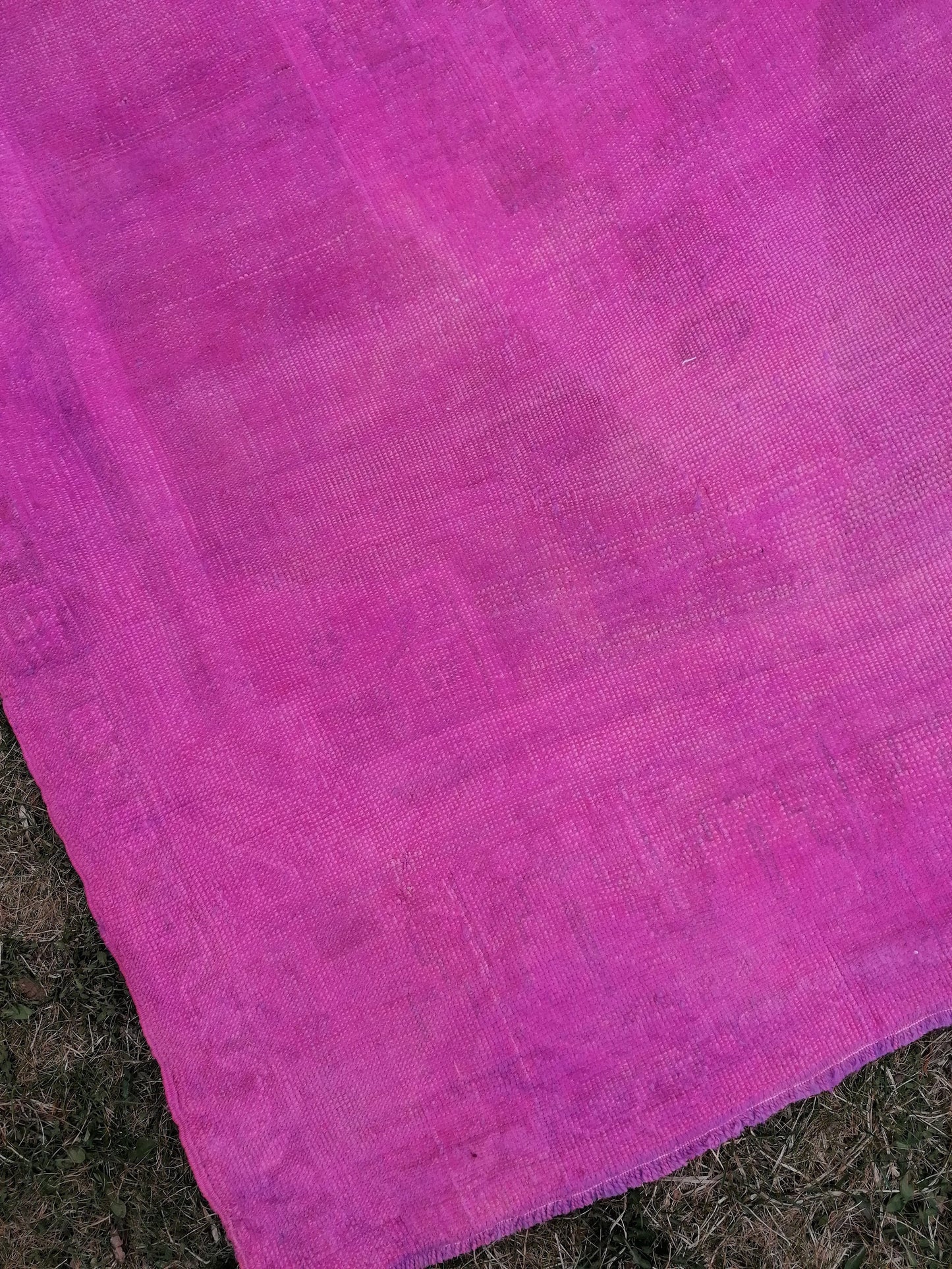 4 x 6.8 Turkish pink rug, anatolian vintage vintage oushak rug,