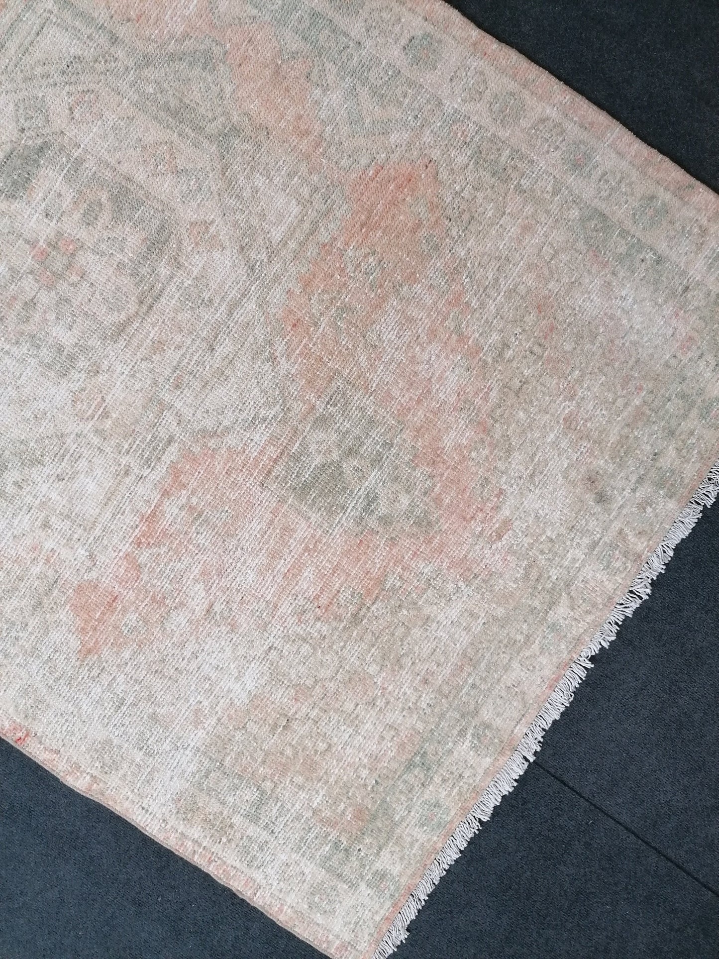 4.2 x 6.5 Turkish rug, vintage turkish rug,oushak vintage rug,vintage rug,