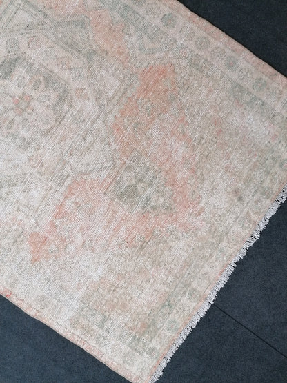 4.2 x 6.5 Turkish rug, vintage turkish rug,oushak vintage rug,vintage rug,
