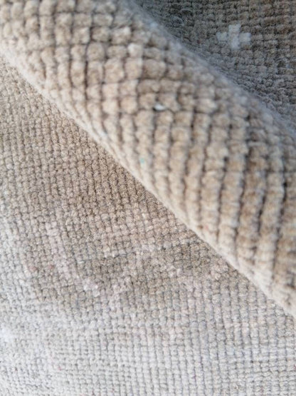 4.4 x 7 Oushak turkish rug,neutral vintage turkish rug,oushak unique hand made rug