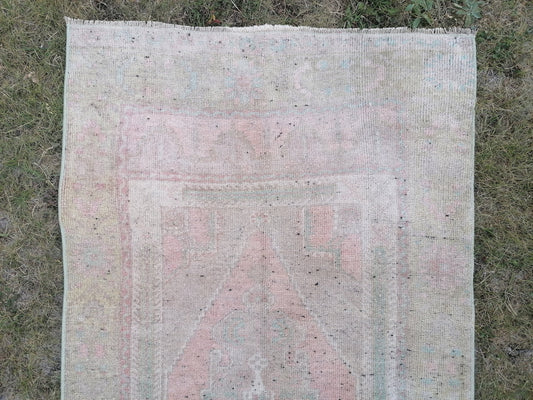 2.8 x 6.7 Runner rug, vintage runner, turkish runner rug, wool hand made rug