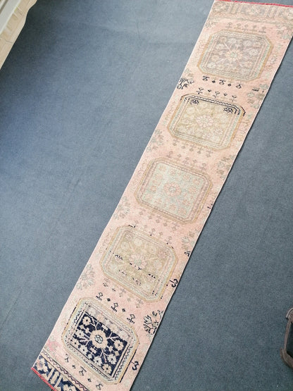 2.3 x 11 turkish runner rug,runner rug, kitchen runner rug,hallway runner rug