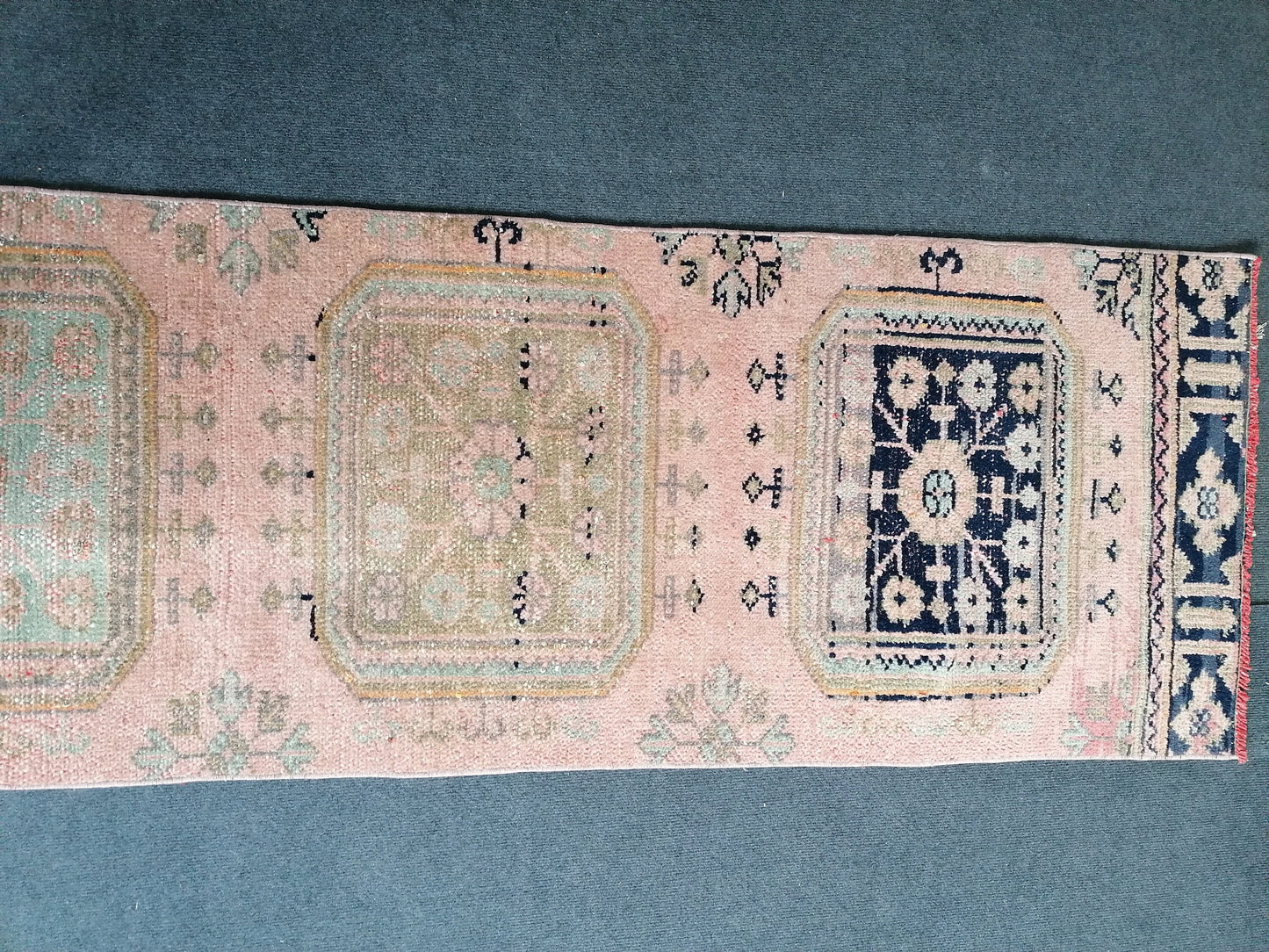 2.3 x 11 turkish runner rug,runner rug, kitchen runner rug,hallway runner rug