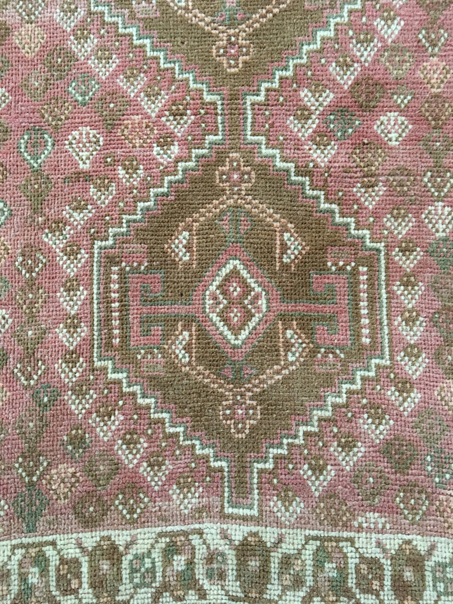 4.6 x 3.2 turkish oushak rug, oushak vintage rug, turkish tulu rug,