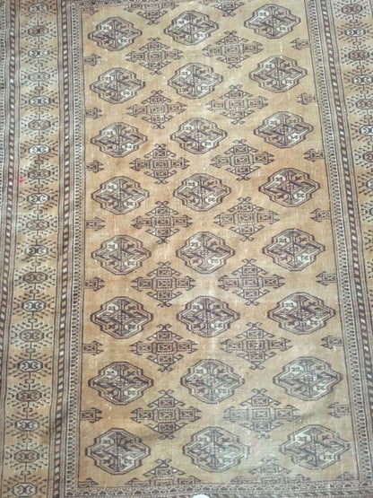 5x6 persian wool rug, oushak handmade rug, distressed kitchen rug,