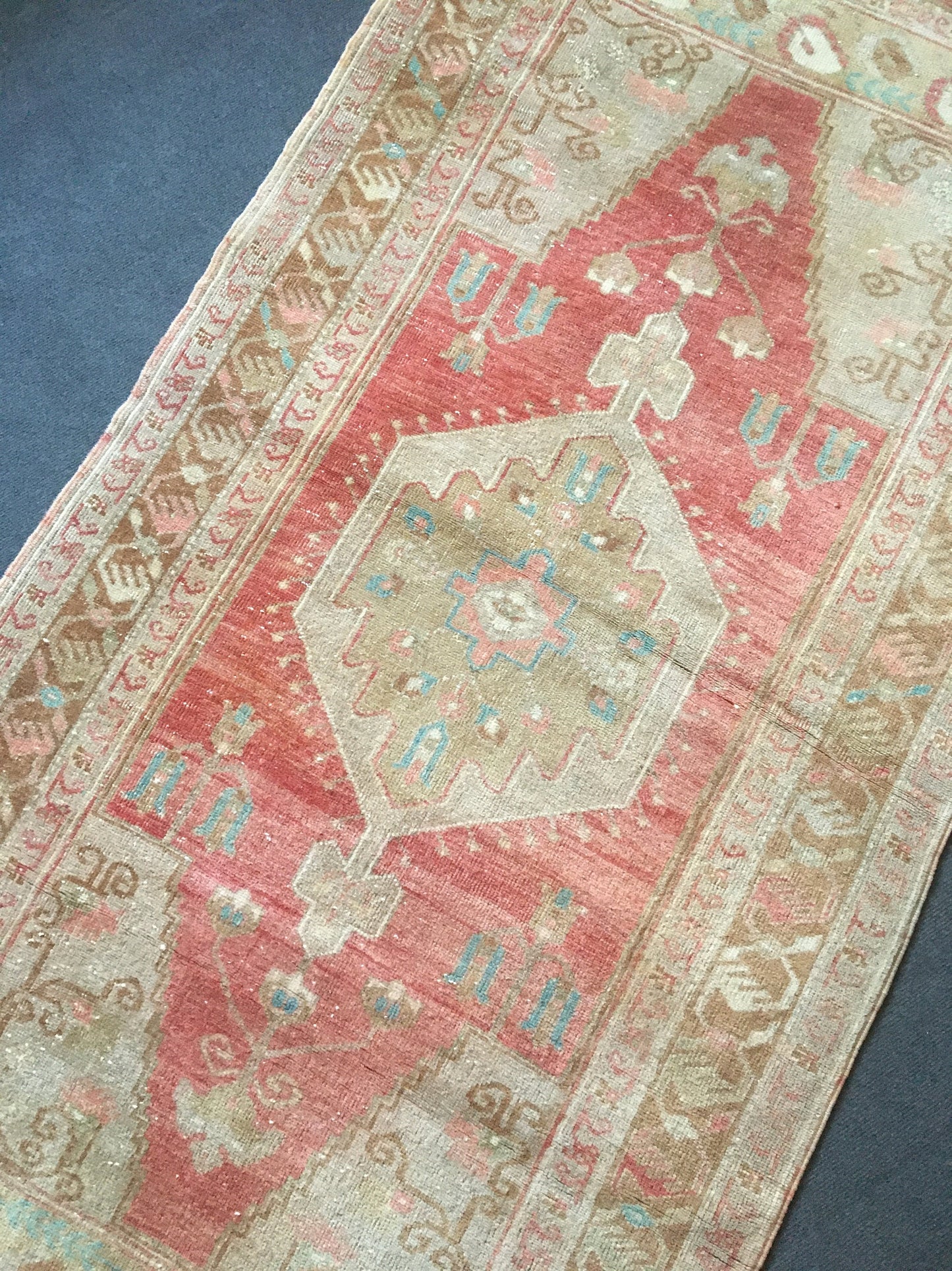3.5 x 7 feet wide bedroom rug, kitchen area rug, turkish rug