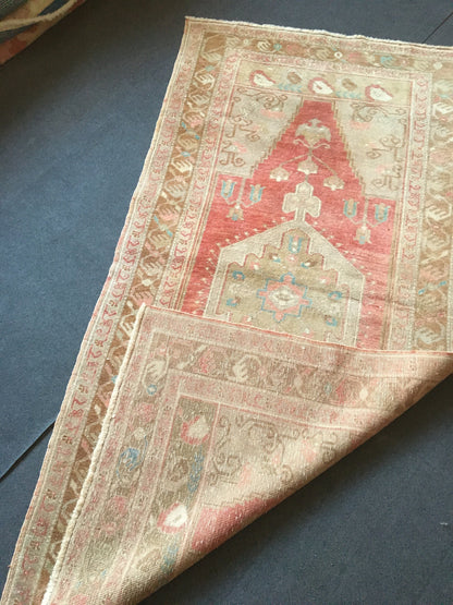 3.5 x 7 feet wide bedroom rug, kitchen area rug, turkish rug