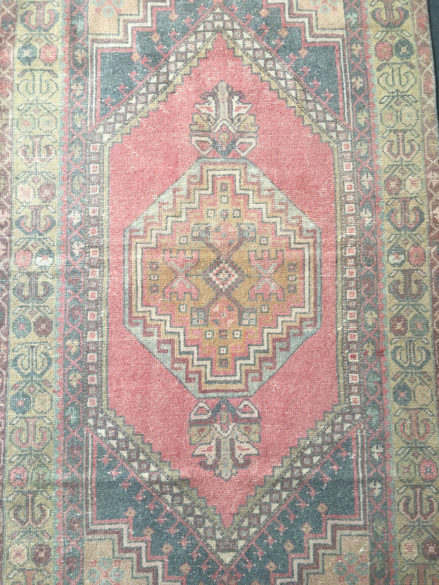 4x7 vintage bedroom rug, handmade turkish oushak rug living room etnique rug,