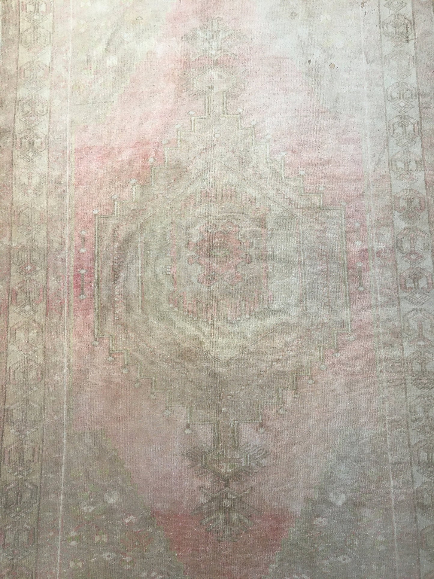 4x8 living room middle rug, handmade pink kitchen rug
