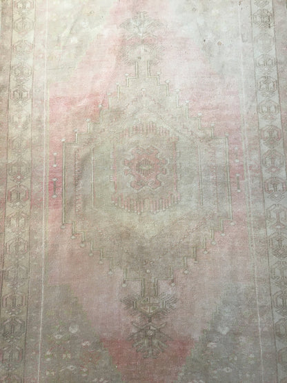 4x8 living room middle rug, handmade pink kitchen rug