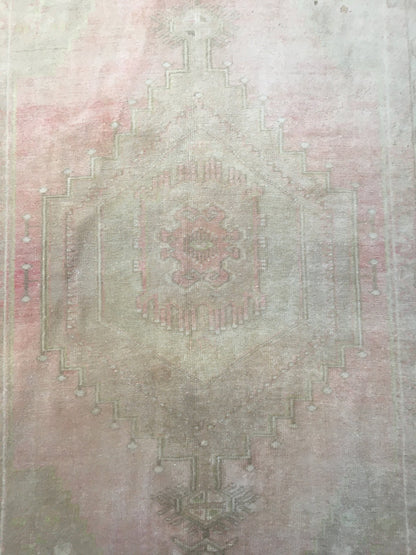 4x8 living room middle rug, handmade pink kitchen rug