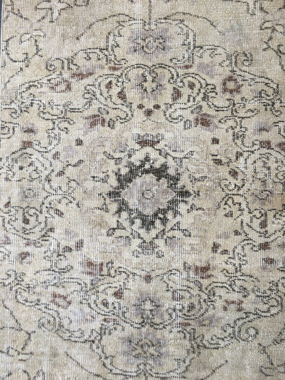 2.6 x 9 turkish long runner rug, entryway tall runner, vintage rug
