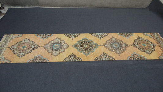 34 x 150 inches vintage turkish runner rug,hallway runner rug,