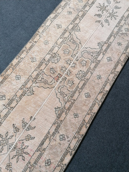 2 x 12.7 runner rug, patchwork runner rug, turkish runner rug, vintage runner rug,