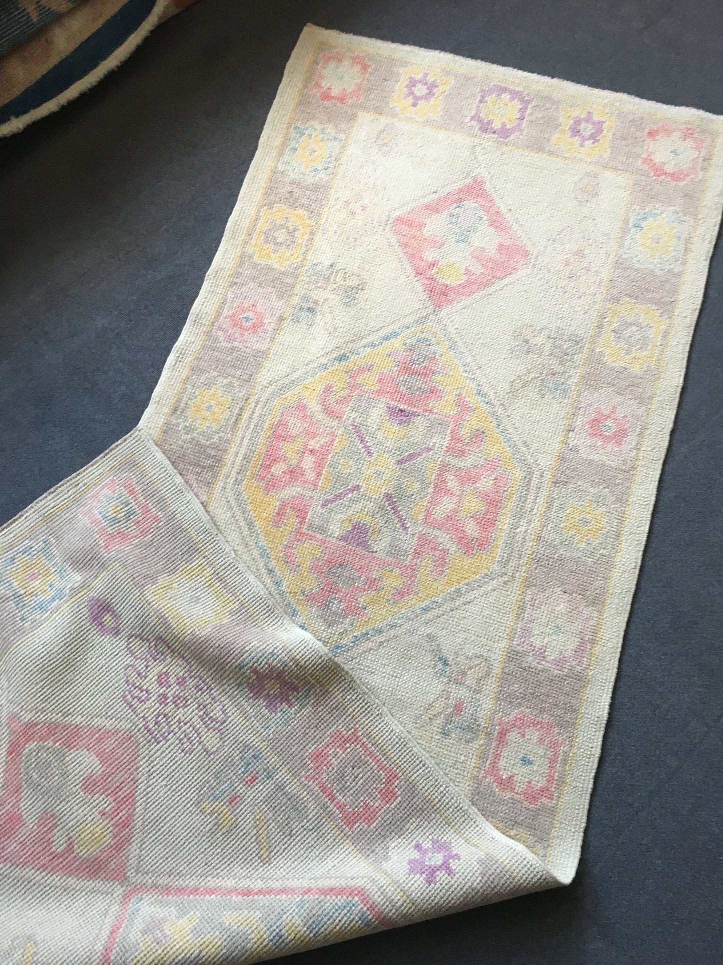 3x8 feet handmade new turkish runner rug, vintage wool kitchen floor runner,