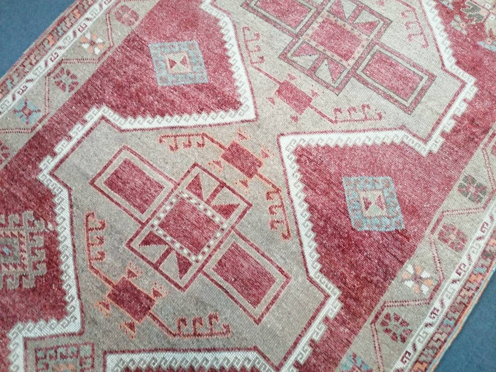 5.5 x 11.5 Oushak runner wool rug, long turkish runner  vintage handmade runner antique