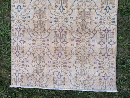 Turkısh rug vıntage rug, vıntage turkısh rug, hand made rug,wool rug 2.8 x 6