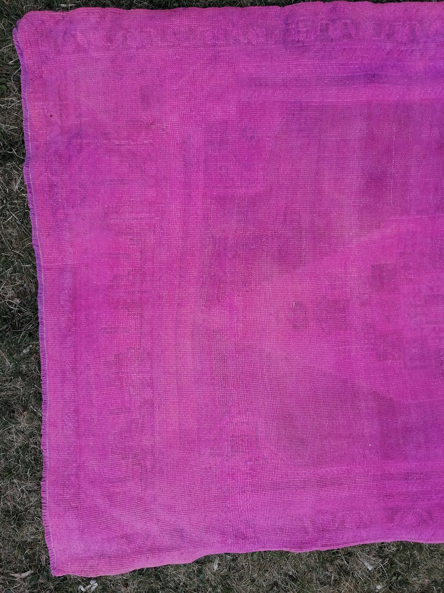 4 x 6.8 Turkish pink rug, anatolian vintage vintage oushak rug,