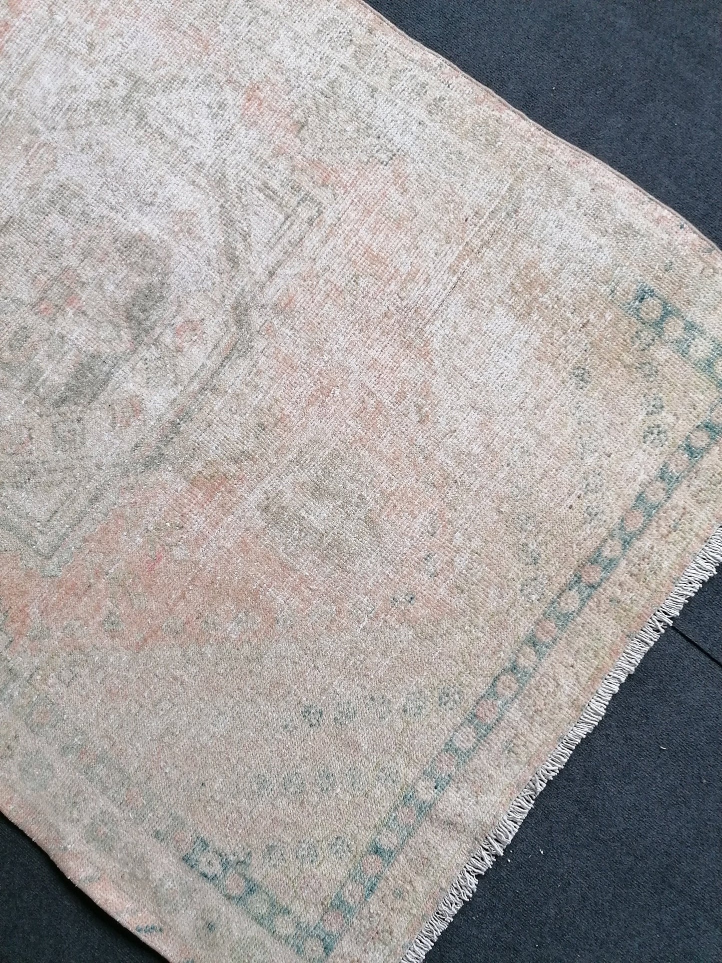 4.2 x 6.5 Turkish rug, vintage turkish rug,oushak vintage rug,vintage rug,