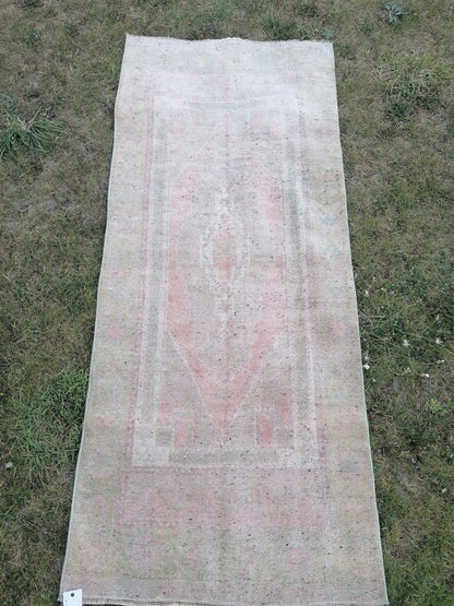 2.8 x 6.7 Runner rug, vintage runner, turkish runner rug, wool hand made rug