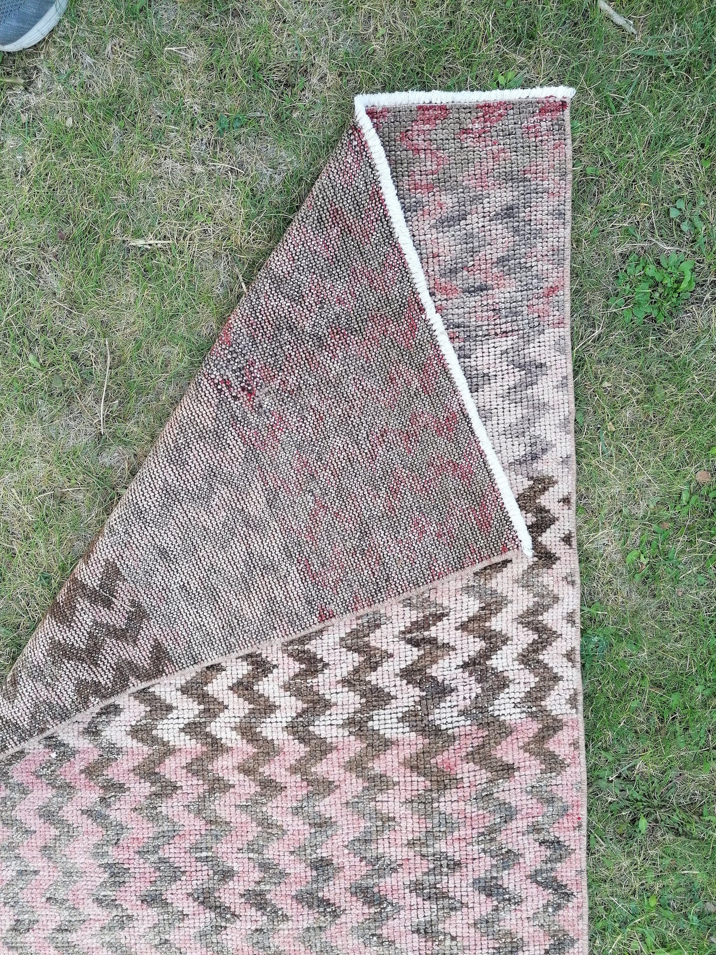 2.8 x 10.4 kitchen runner rug, Turkish runner, kitchen runner, handmade rug
